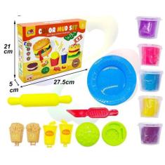 Brinquedo kit massinha hambúrguer - TOYS