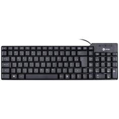Teclado compacto USB ABNT2 preto dynamic DT150 1.8M - vinik