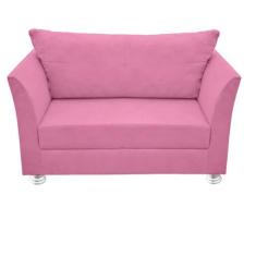 Namoradeira Lisboa 2 Lugares Salão Suede Rose - Kibarato Móveis