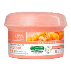 Creme esfoliante Apricot Média Abrasão 300g D’AGUA NATURAL 