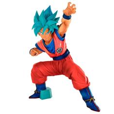Action Figure Goku Blue Big Size Figure Banpresto Cores Diversas, Feita Com Pintura Aerográfica