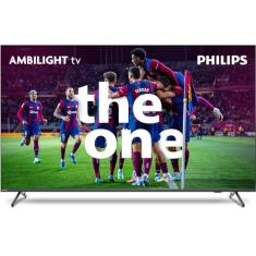 Smart TV 65" 4K 120 Hz Philips THE ONE 65PUG8808/78, Google TV, Ambilight, P5, DTS Play-Fi, Freesync, Dolby Vision Atmos, 40 W RMS