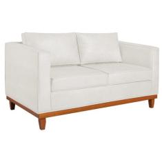 Sofa 2 Lugares Europa Bouclé - Doce Sonho Móveis, Branco