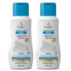 Kit 2 Sabonete Líquido Íntimo Talco 200Ml - Bio Instinto