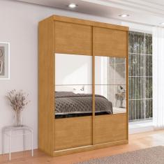 Guarda Roupa Com Espelho 2 Portas Bonfim Naturalle