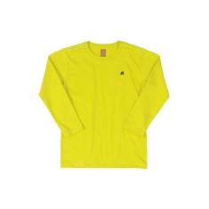 Camiseta Básica em Meia Malha Manga Longa Up Baby