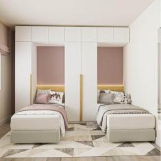 Guarda-roupa Modulado 6 Peças 10 Portas Jade CabeCasa MadeiraOriginals