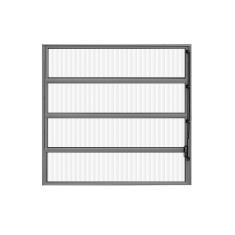 Vitro Basculante Alumínio Brilhante 80 (a) X 60 (l) - Hale