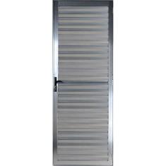 Porta palheta 2,10x80 lado ESQUERDO no alumínio brilhante