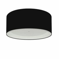 Plafon Cilíndrico Md-3161 Cúpula Em Duplo Tecido 50x25cm Pret