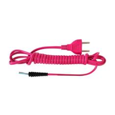 Cabo Com Luvas Prancha Chapinha Taiff 2X0,75 Rosa