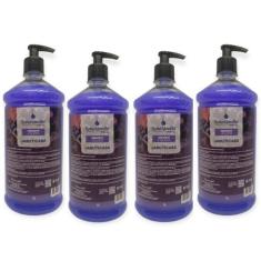 Kit 4 Sabonete Líquido Perfumado 1 Litro Grande Hidratante PH Antialér