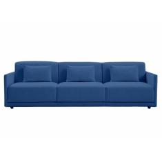 Sofá 3 Lugares King Size Revestimento em sarja  - NOV005 - SOFÁ DIRETO