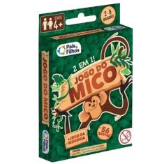Jogo Do Mico + Jogo Da Memória 56 Cartas 2 Em 1