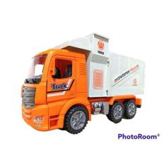 Brinquedo Caminhão Coletor de Lixo Limpeza Urbana Com Luzes E Som - To