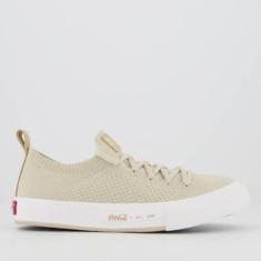 Tênis Coca Cola Daytona Sunset Knit Feminino Bege-Feminino