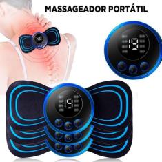 Mini Massageador Sem Fio Tens Relaxamento Completo Cabo Usb - HIGA SHO