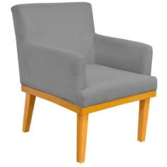 Poltrona Decorativa Para Sala de Estar Base Mel Beatriz W01 Material S