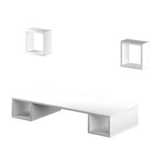 Mesa Suspensa Unica Mdf Trabalho Home Office Computador Pc - Deliquadr