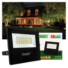 Refletor Taschibra TR LED 30 Slim Preto, Luz Quente 3000K