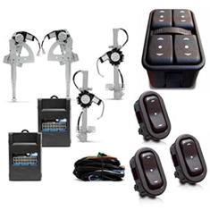 Kit Vidro Elétrico 4 Portas Ranger Cabine Dupla 1998 Até 2007 Sem Moldura