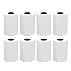 Material Escolar de Escritório Material de Escritório Com 50 Mm de Espessura Suave Ampla Aplicação Superfície Branca Vibrante Adequada para Impressoras de Recibos Diferentes