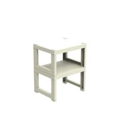 Estante Demi Quadra com 2 Prateleiras - Organize, Fendi