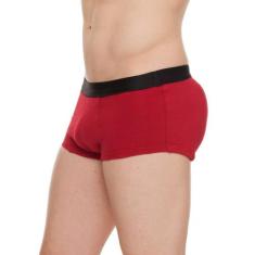 Cueca Com Enchimento Frontal Mini Boxer - John Skull, Vermelho, P