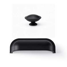 Kit 15 Puxadores Concha 1030 + Puxador Moveis Gaveta 1072