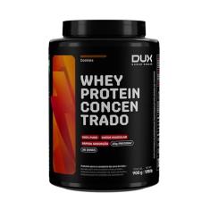 Whey Protein Concentrado Cookies Pote 900g – Contribui para o Ganho Muscular Hipertrofia – Dux Human Health