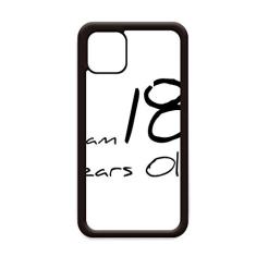 Capa I am 18 Years Old Age Young para iPhone 11 Pro Max para Apple Mobile Case Shell