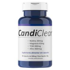 Candi Clear Natural Equilíbrio da Flora Anti Fungos c/60 Saúde Feminina