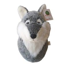 Adore 12 &quot;Lobo O Lobo Stuffed Animal Plush Walltoy Wall Mount