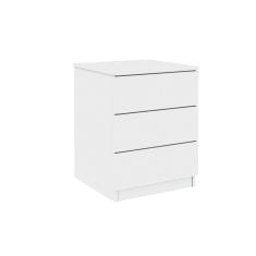 Mesa de Cabeceira 3 Gavetas MDF Verona Tcil