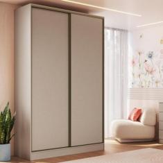 Guarda Roupa Modulado 2 Portas de Correr 2 Gavetas Requinte 100% MDF -