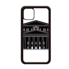 Capa The Moscow Theatre Outline Pattern para iPhone 12 Pro Max para Apple Mini Mobile Case Shell