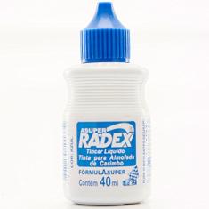 Tinta para Carimbo azul 40ml Radex