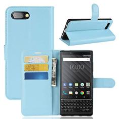 Capa para BlackBerry Keyone 2 Capa flip carteira de couro para BlackBerry Keyone 2 Capa de proteção de telefone A capa com design simplificado
