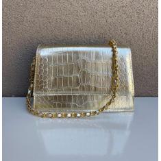 Bolsas Femininas Pequenas Transversal Ombro Mão Lateral Alça Corrente 