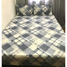 Lençol de Cima Avulso Estampado Camesa - Casal, Geometrica Acinzentada