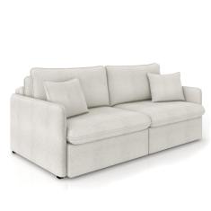 Sofá Retrátil Reclinável 2 Lugares 154cm Maili Bouclê K01 - D`Rossi