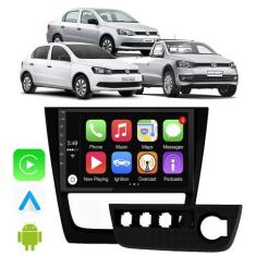 Kit Multimidia Gol Saveiro Voyage G6 2012 2014 2015 2016 9" CarPlay An
