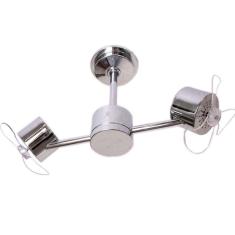 Ventilador De Teto Treviso Infinit Cromado Controle Remoto B