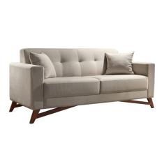 Sofá 2 Lugares Kivik Oslo Algodão Cru