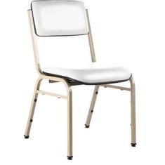 Cadeira Empilhável para Auditórios Linha Hotel Smart Branco