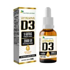 VITAMINA D3 2000 UI GOTAS 30ML - Flora Nativa - Flora Nativa Do Brasil