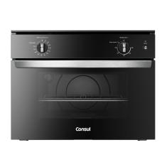 Forno de Embutir Elétrico 47 litros Consul Preto com Timer e Função Gratinar - COB47BE