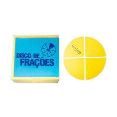 Brinquedos Educativos - Disco De Frações 24 Peças