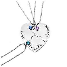 Colar Gargantilha Best Friends Amigas Folheado Níquel