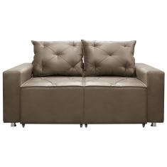 Sofá 2 lugares Retrátil e Reclinável Bariloche 1.80cm c/ Molas - Suede